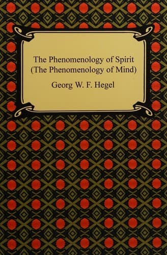 Phenomenology of Spirit cover