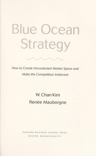 Blue Ocean Strategy cover