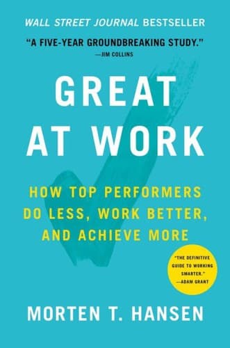Great at Work cover